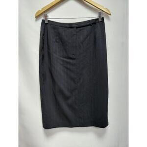 COUNTRY ROAD Wool Pencil Skirt Gray Women Solid Lined Size 4